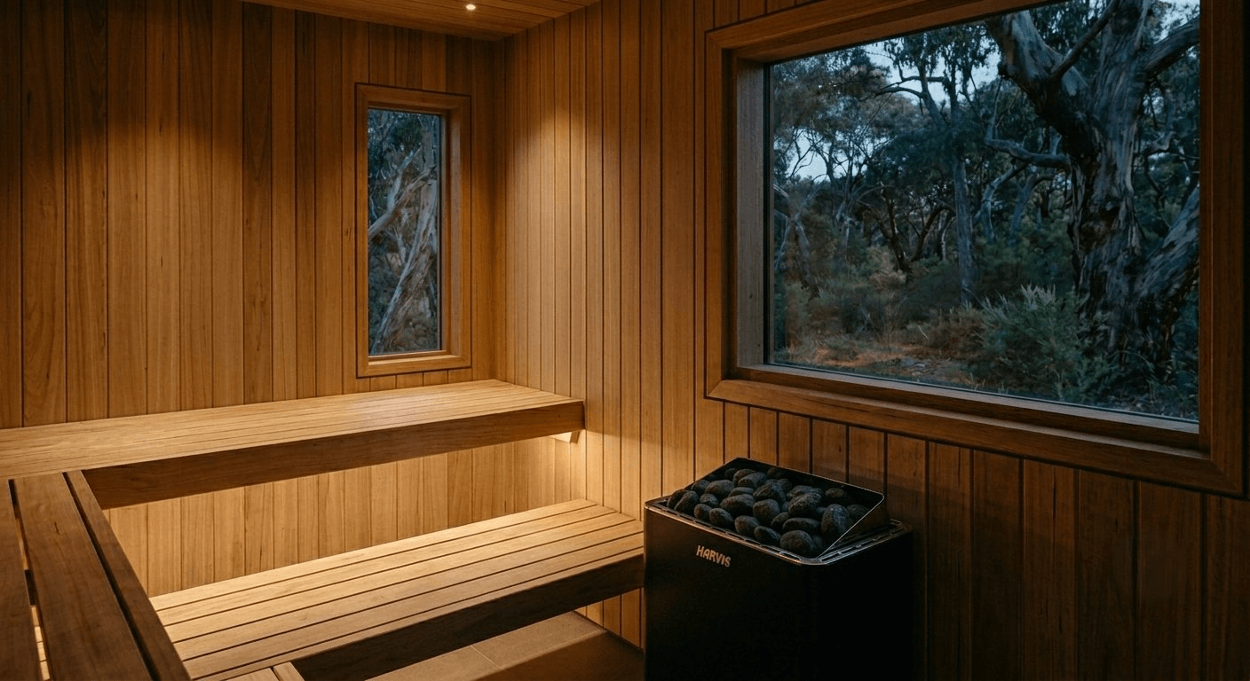 Natural Timber — Selected for thermal stability and beauty.