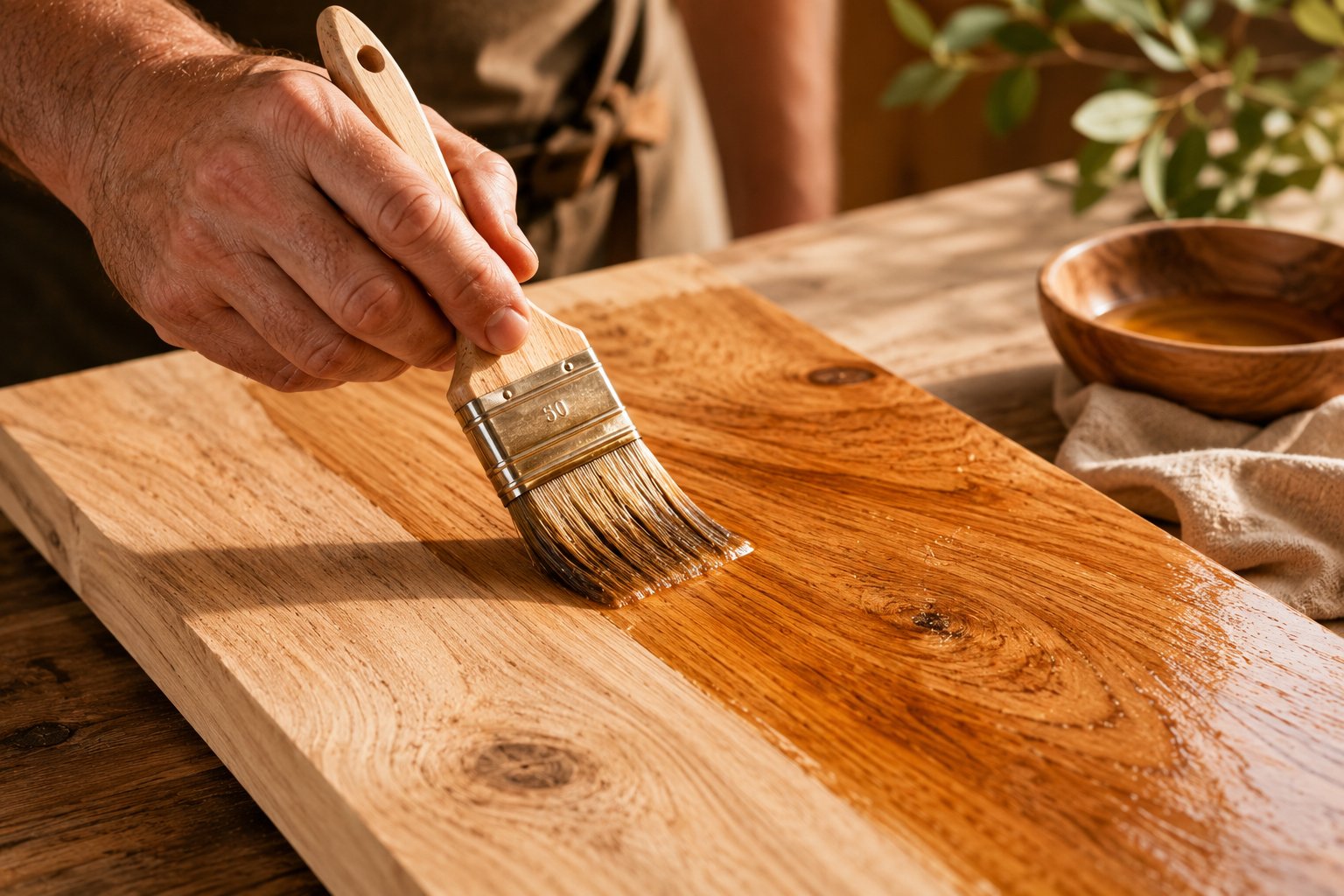 Low-VOC Finishes — Formaldehyde-free sealants and coatings on every surface.